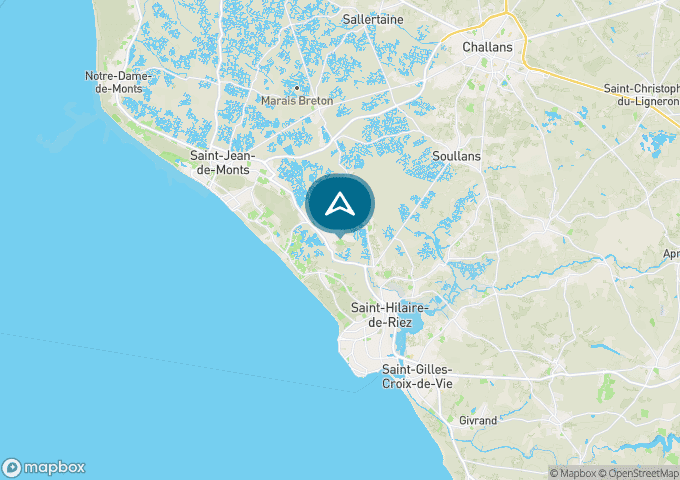 Localisez le camping sur la carte